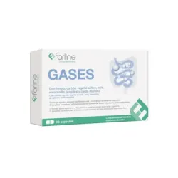 Farline Complemento para Gases, 60 cápsulas
