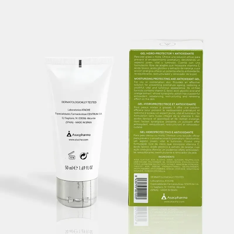 Atache CVital Gel Hidro-Protector Antioxidante Piel Grasa 50 ml | Farmacia Barata