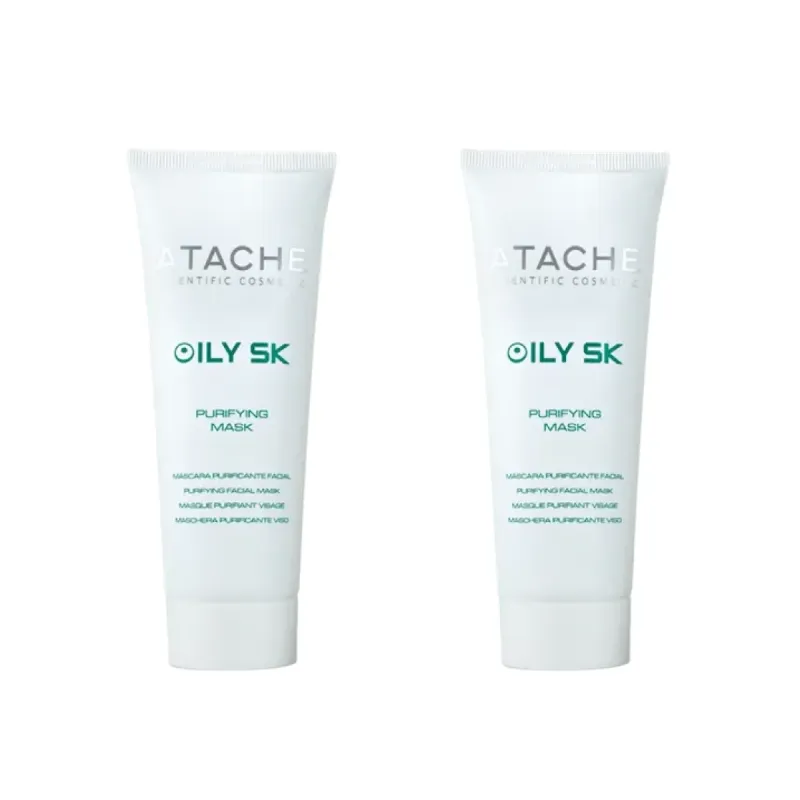 Atache Oily SK Purifying Mask Duplo 2x100 ml | Farmacia Barata Atache Oily SK Purifying Mask Duplo 2x100 ml | Farmacia Barata