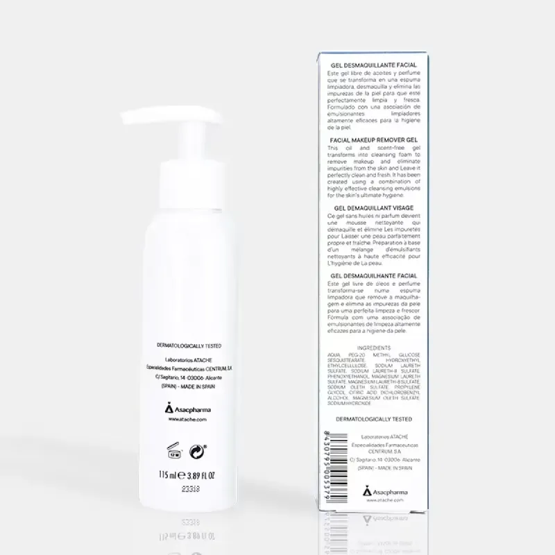 Atache Essentielle Make Up Remover Gel Limpiador 115 ml | Farmacia Barata