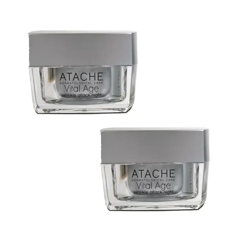 Atache Vital Age Wrinkle Attack Antiarrugas Noche Duplo 2x50 ml | Farmacia Barata