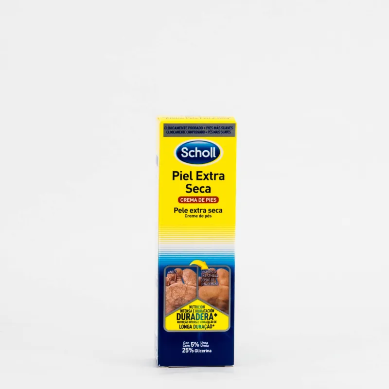 Scholl Piel Extra Seca, 75ml.