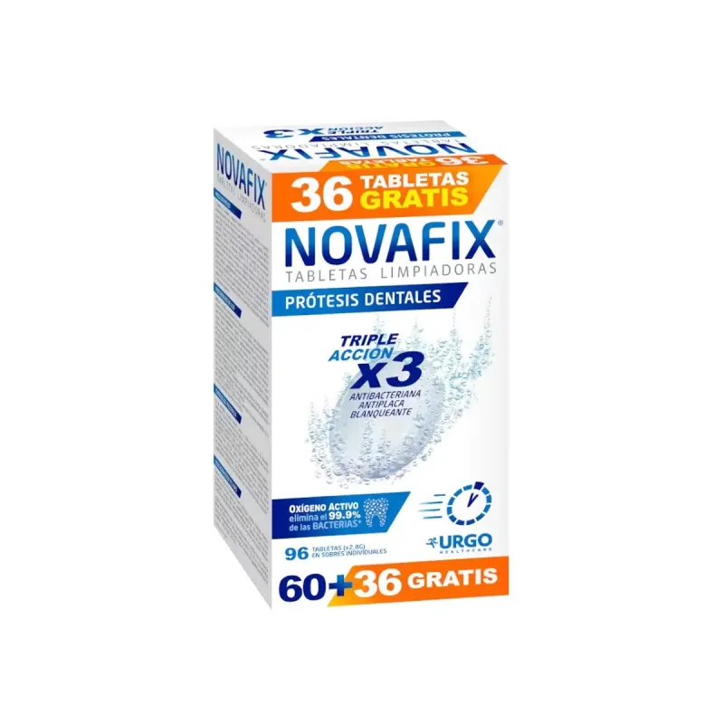 Novafix Tabletas Limpiadoras Triple Acción 60+36 | Farmacia Barata Novafix Tabletas Limpiadoras Triple Acción 60+36 | Farmacia Barata
