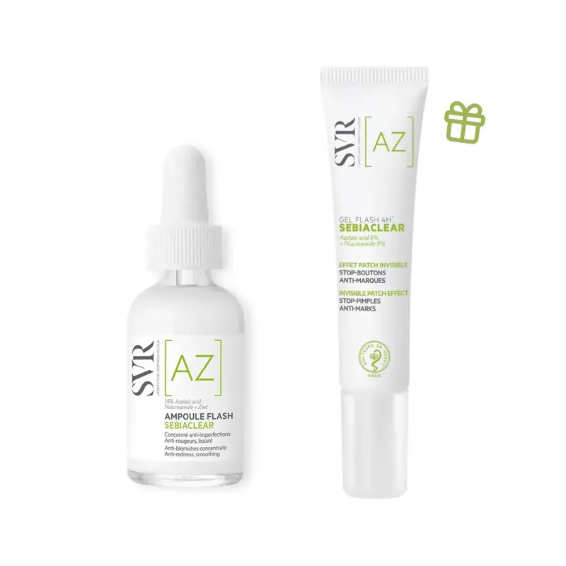 SVR Sebiaclear Ampoule Flash + Gel Flash 4H Regalo | Farmacia Barata