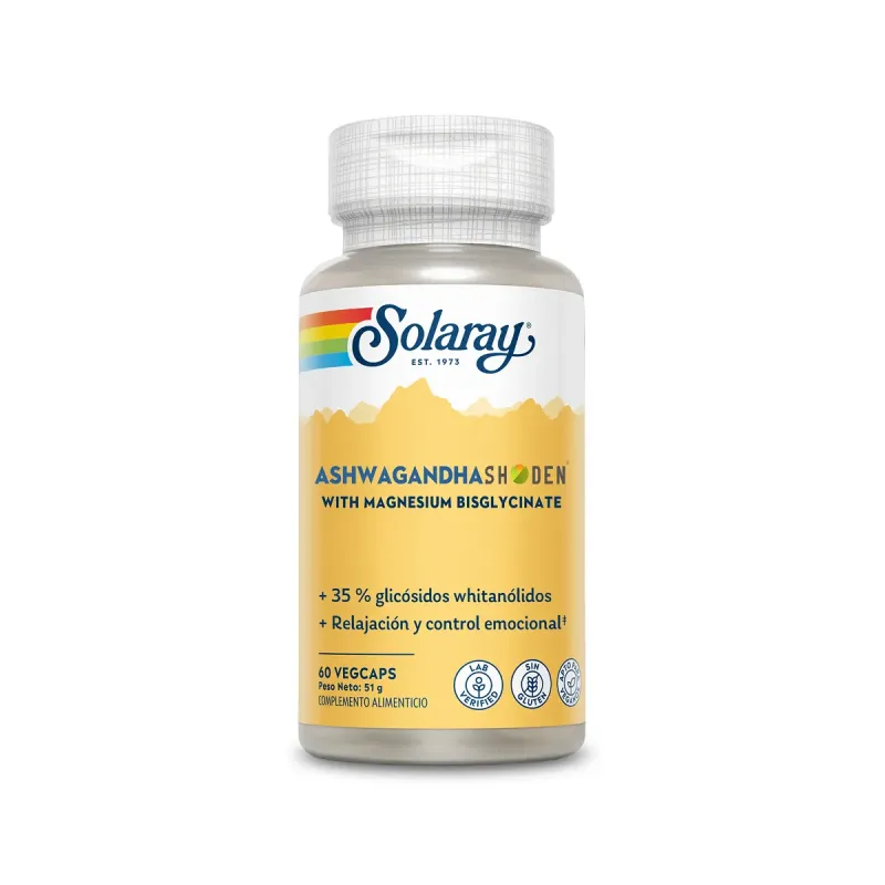 Solaray Ashwagandha Shoden con Magnesio | Farmacia Barata Solaray Ashwagandha Shoden con Magnesio | Farmacia Barata