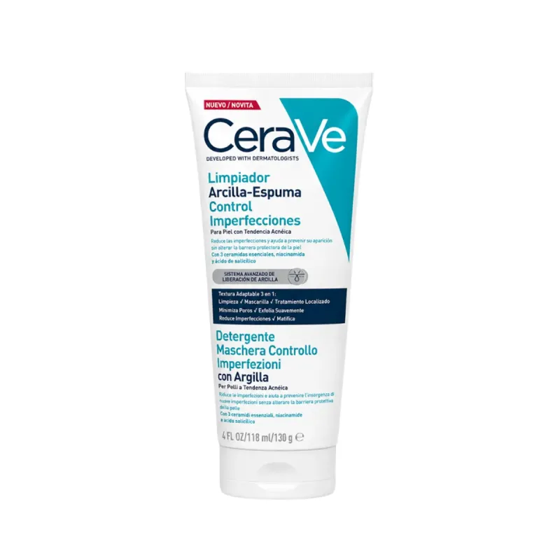 CeraVe Limpiador Arcilla-Espuma Control Imperfecciones | Farmacia Barata CeraVe Limpiador Arcilla-Espuma Control Imperfecciones | Farmacia Barata