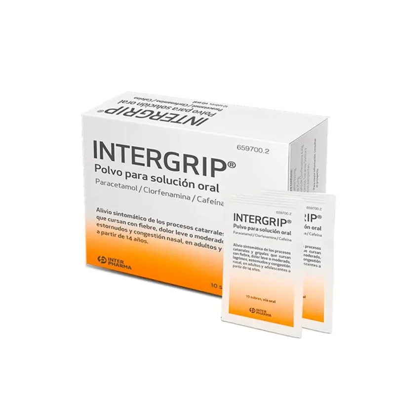 Intergrip Polvo para Solución Oral, 10 sobres | Farmacia Barata