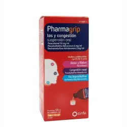 Pharmagrip Tos y Congestión Suspensión Oral, 125 ml