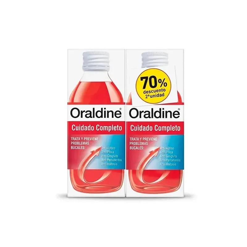 Oraldine Antiséptico 2x400 ml  | Farmacia Barata