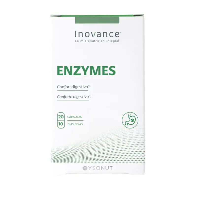 Inovance Enzimes 20 cápsulas | Farmacia Barata