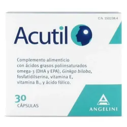 Angelini Acutil, 30 Cápsulas