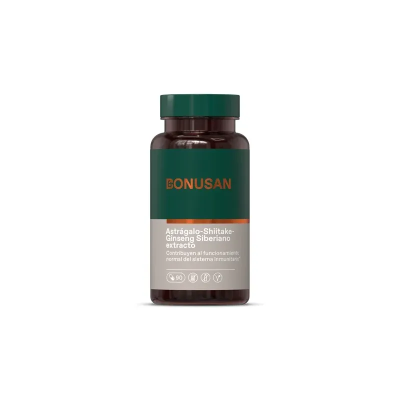 Bonusan Astrágalo-Shiitake-Ginseng siberiano, 90 comprimidos Bonusan Astrágalo-Shiitake-Ginseng siberiano, 90 comprimidos