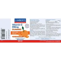 Lamberts Vitamina C 250 mg 60 gummies | Farmacia Barata Lamberts Vitamina C 250 mg 60 gummies | Farmacia Barata
