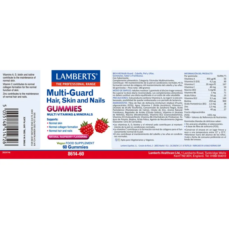 Lamberts Multi-Guard Adultos 60 gummies | Farmacia Barata Lamberts Multi-Guard Adultos 60 gummies | Farmacia Barata