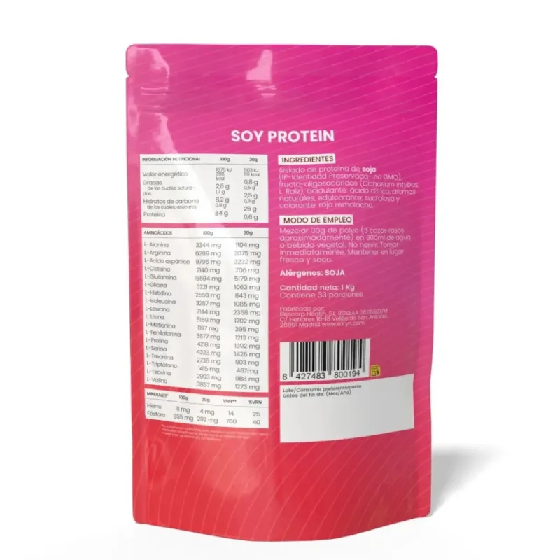 Sotya Sport Soy Protein 1 kg | Farmacia Barata Sotya Sport Soy Protein 1 kg | Farmacia Barata