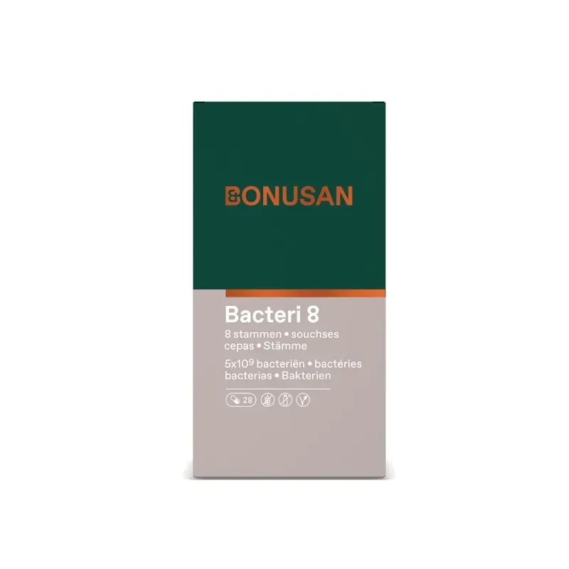 Bonusan Bacteri 8, 28 cápsulas gastrorresistentes Bonusan Bacteri 8, 28 cápsulas gastrorresistentes