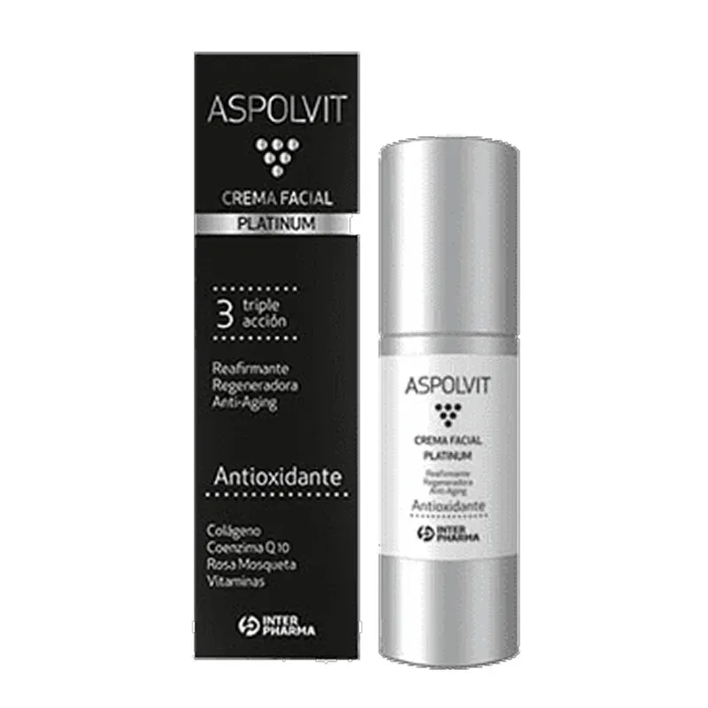 Aspolvit Platinum crema facial, 30ml | Farmacia Barata Aspolvit Platinum crema facial, 30ml | Farmacia Barata