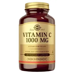 Solgar Vitamina C 1000 mg, 100 Cápsulas.