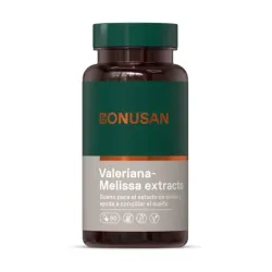 Bonusan Valeriana-Melissa extracto, 60 cápsulas