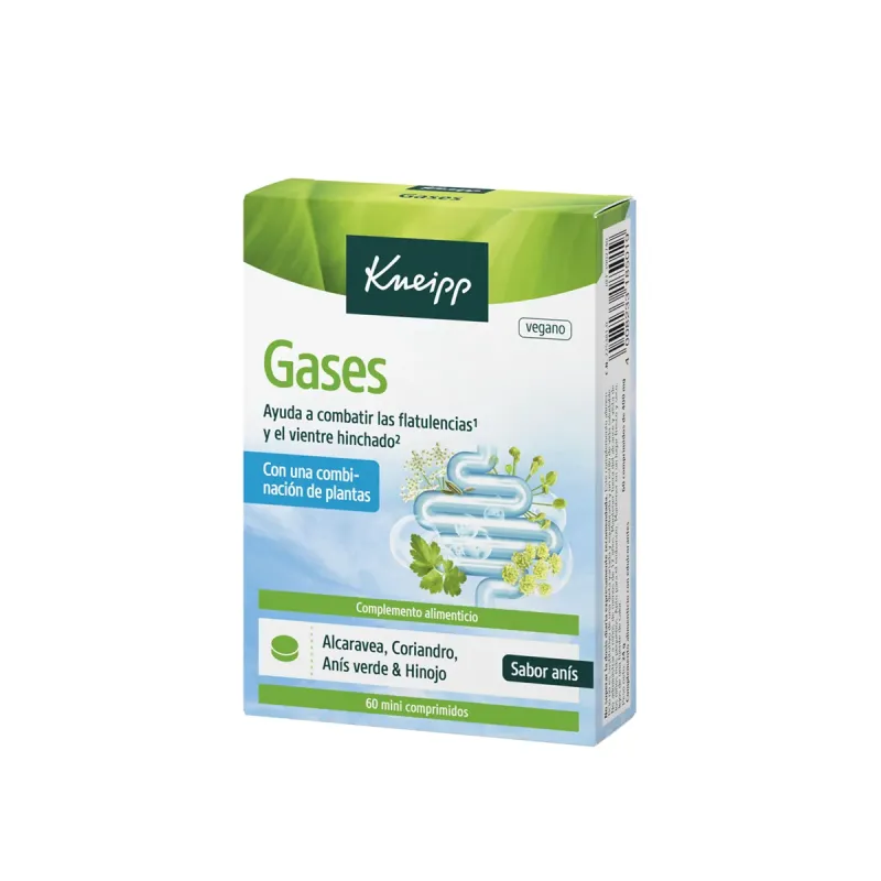 Kneipp Gases, 60 mini comprimidos | Farmacia Barata