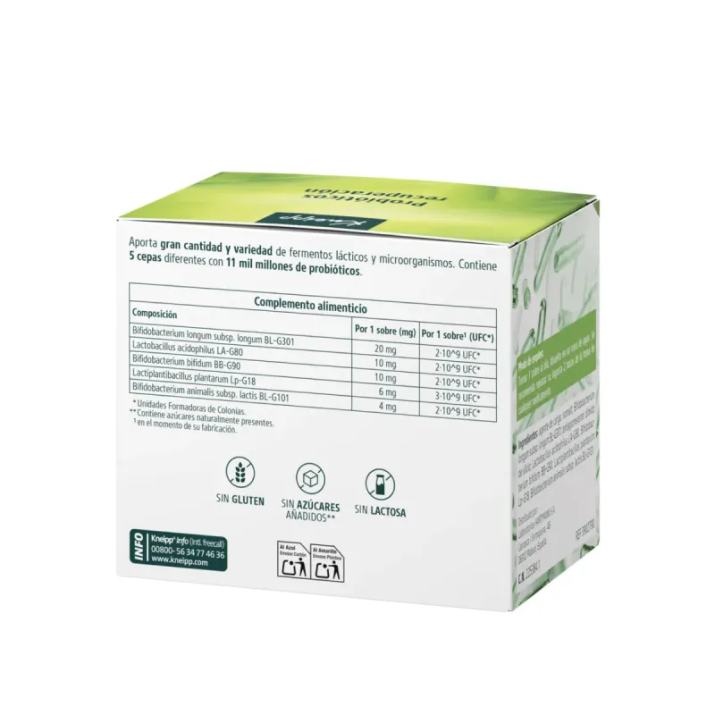 Kneipp Probióticos Recuperación, 10 sobres | Farmacia Barata Kneipp Probióticos Recuperación, 10 sobres | Farmacia Barata