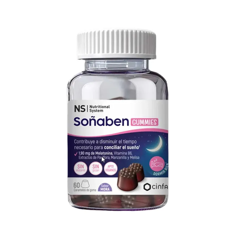 NS Soñaben Gummies Sabor Mora, 60 gummies | Farmacia Barata NS Soñaben Gummies Sabor Mora, 60 gummies | Farmacia Barata