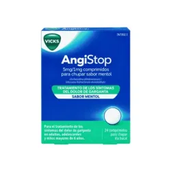 Vicks AngiStop Mentol, 24 comprimidos