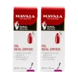 Mavala Aceite Secante de esmalte Duplo, 2 x 10ml.