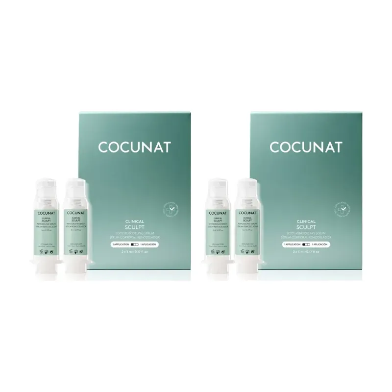 Cocunat Clinical Sculpt Sérum Remodelador Corporal Duplo, 2 x 1 aplicación | Farmacia Barata Cocunat Clinical Sculpt Sérum Remodelador Corporal Duplo, 2 x 1 aplicación | Farmacia Barata