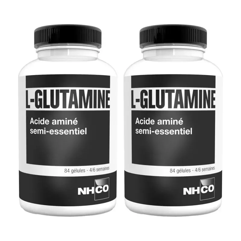 NHCO L-Glutamine Duplo, 2 x 84 capsulas | Farmacia Barata NHCO L-Glutamine Duplo, 2 x 84 capsulas | Farmacia Barata