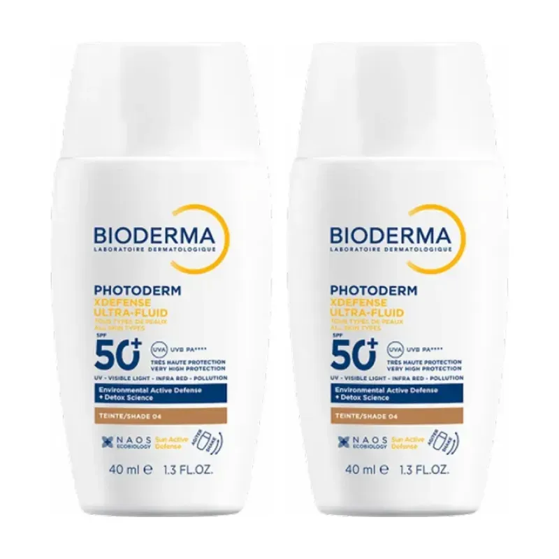 Bioderma Photoderm Xdefense SPF50+ Tono 04 Duplo, 2 x 40 ml | Farmacia Barata