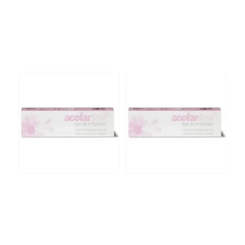 Acofartest Test de Embarazo Duplo, 2 x 1 Ud. | Farmacia Barata