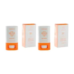 Arturo Alba Barra Solar Triple Acción SPF50+ Acabado Zero Duplo, 2 x 14,4 g