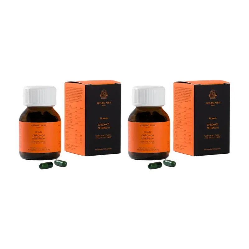 Arturo Alba Chronos Aeternum Duplo, 2 x 60 cápsulas | Farmacia Barata Arturo Alba Chronos Aeternum Duplo, 2 x 60 cápsulas | Farmacia Barata