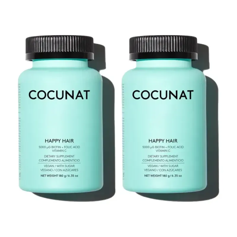 Cocunat Happy Hair Duplo, 2 x 60 gummies | Farmacia Barata Cocunat Happy Hair Duplo, 2 x 60 gummies | Farmacia Barata