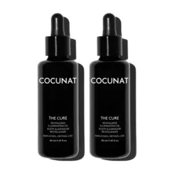 Cocunat The Cure con Bakuchiol Serum Nutritivo Iluminador Duplo, 2 x 30 ml