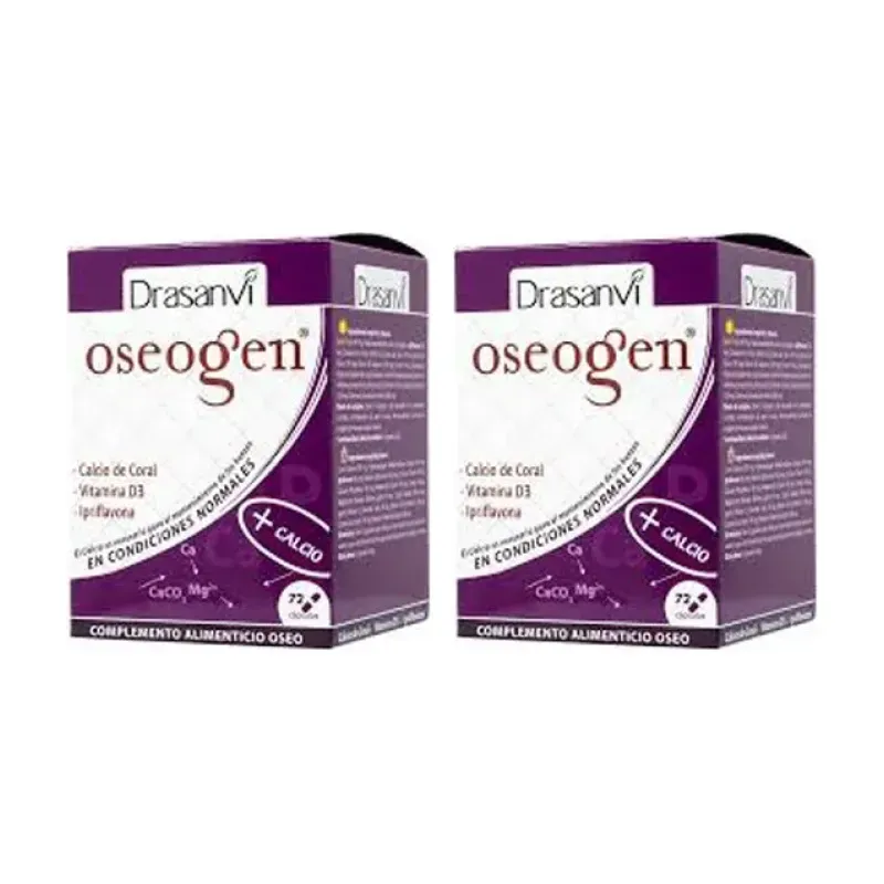 Drasanvi Oseogen Óseo Duplo, 2 x 72 Cápsulas | Farmacia Barata