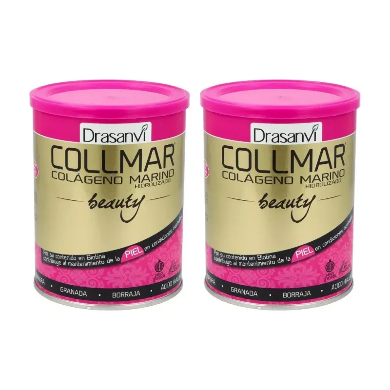 Collmar Beauty Colágeno Marino Sabor Granada Duplo, 2 x 275gr | Farmacia Barata Collmar Beauty Colágeno Marino Sabor Granada Duplo, 2 x 275gr | Farmacia Barata