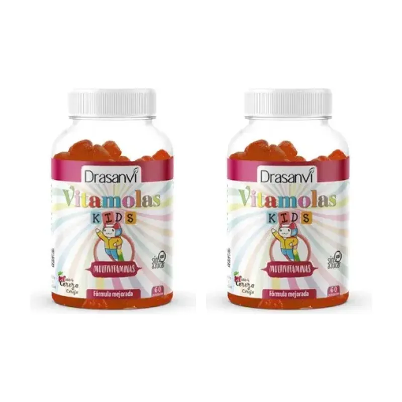 Drasanvi Vitamolas Multivitamínico Niño Duplo, 2 x 60 gomis. | Farmacia Barata Drasanvi Vitamolas Multivitamínico Niño Duplo, 2 x 60 gomis. | Farmacia Barata