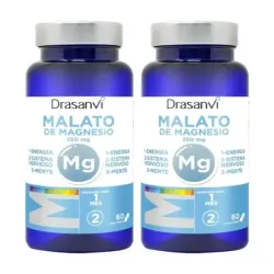 Drasanvi Mineral Malato Magnesio Duplo, 2 x 60 comprimidos