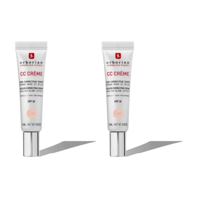 Erborian CC creme clair Duplo, 2 x 15 ml | Farmacia Barata Erborian CC creme clair Duplo, 2 x 15 ml | Farmacia Barata