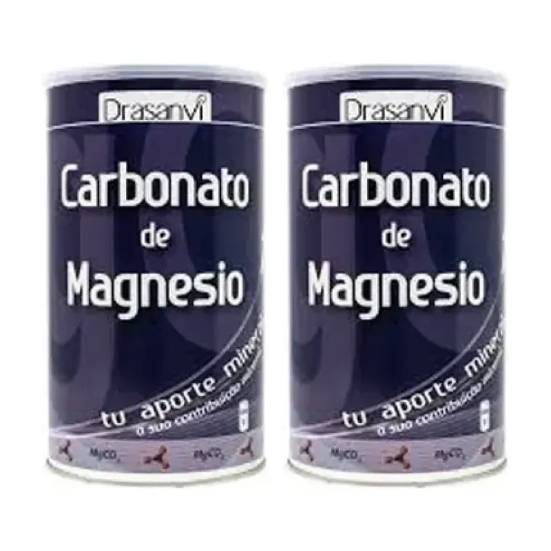 Drasanvi Carbonato de Magnesio Duplo, 2 x 200g | Farmacia Barata