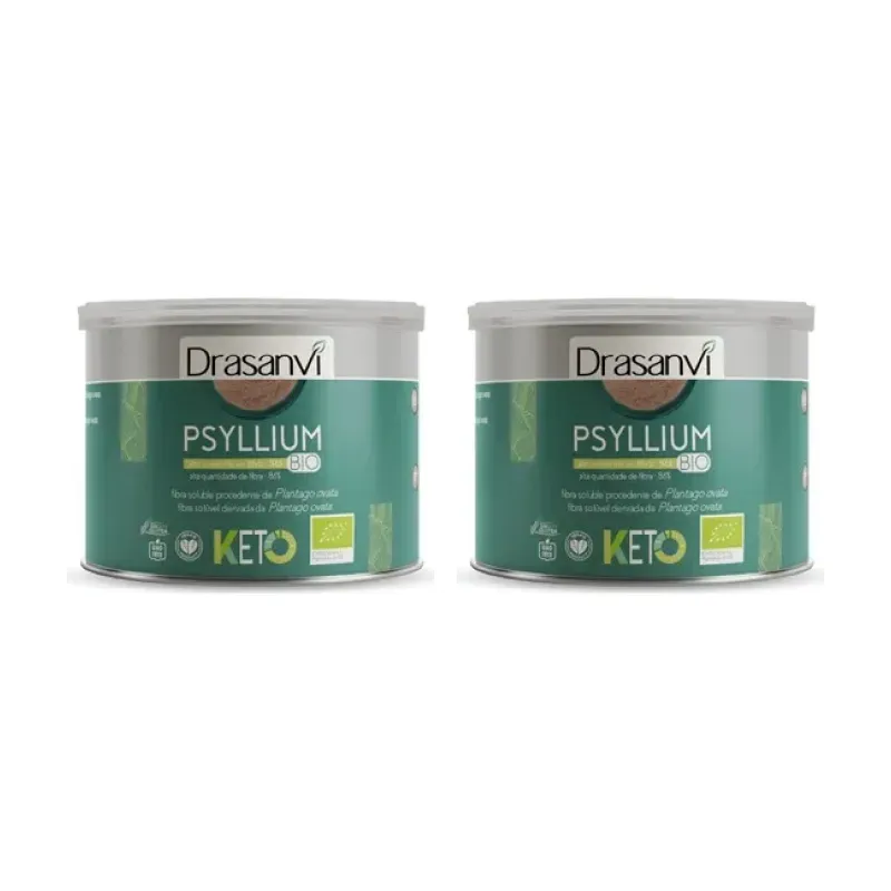 Drasanvi Psyllium Duplo, 2 x 200g bio keto | Farmacia Barata Drasanvi Psyllium Duplo, 2 x 200g bio keto | Farmacia Barata