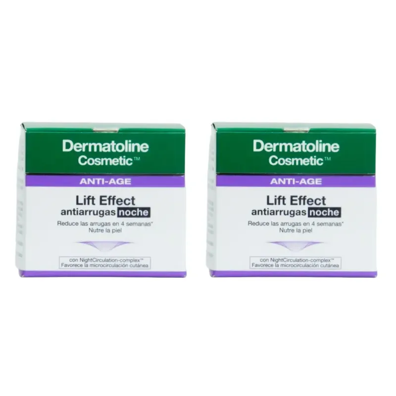 Dermatoline Lift Effect Noche Antiarrugas Duplo, 2 x 50ml. | Farmacia Barata