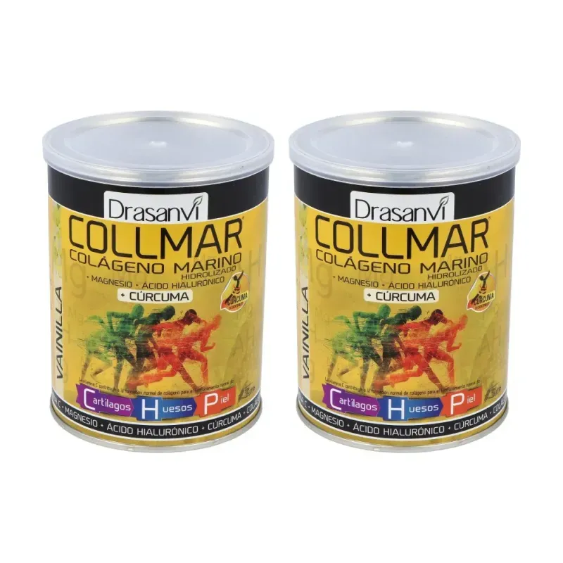 Collmar Magnesio Cúrcuma Vainilla Duplo, 2 x 300 gr | Farmacia Barata Collmar Magnesio Cúrcuma Vainilla Duplo, 2 x 300 gr | Farmacia Barata