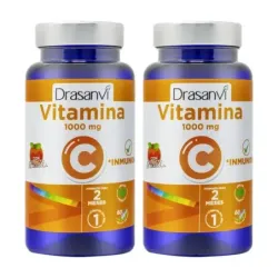 Drasanvi Vitamina C 1000mg Duplo, 2 x 60 cápsulas | Farmacia Barata