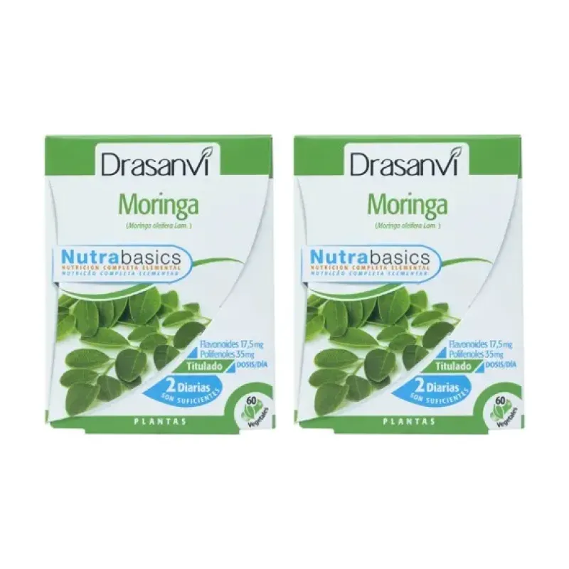 Drasanvi Moringa Duplo, 2 x 60 cápsulas. | Farmacia Barata Drasanvi Moringa Duplo, 2 x 60 cápsulas. | Farmacia Barata