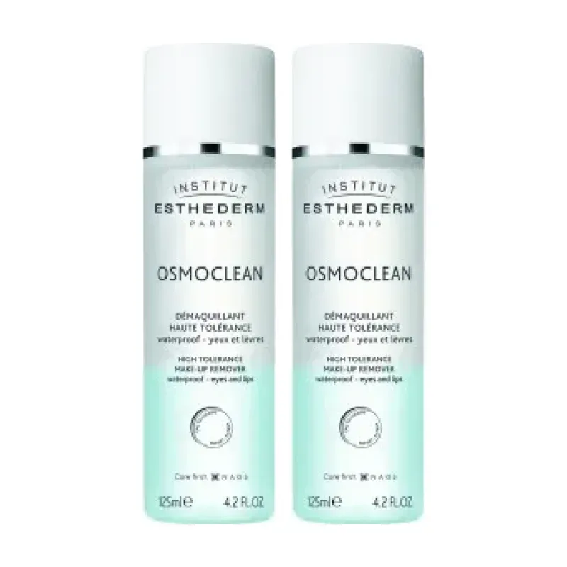 Esthederm Osmoclean Desmaquillante Alta Tolerancia Ojos y Labios Duplo, 2 x 125 ml | Farmacia Barata