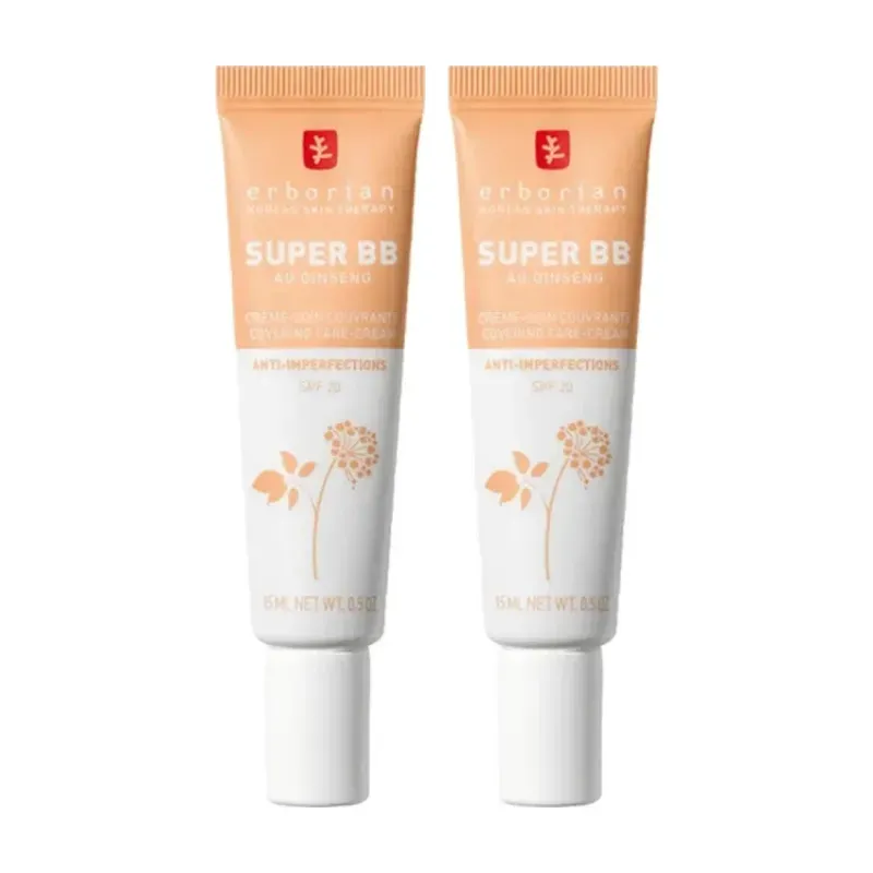 Erborian super BB dore Duplo, 2 x 15 ml | Farmacia Barata Erborian super BB dore Duplo, 2 x 15 ml | Farmacia Barata