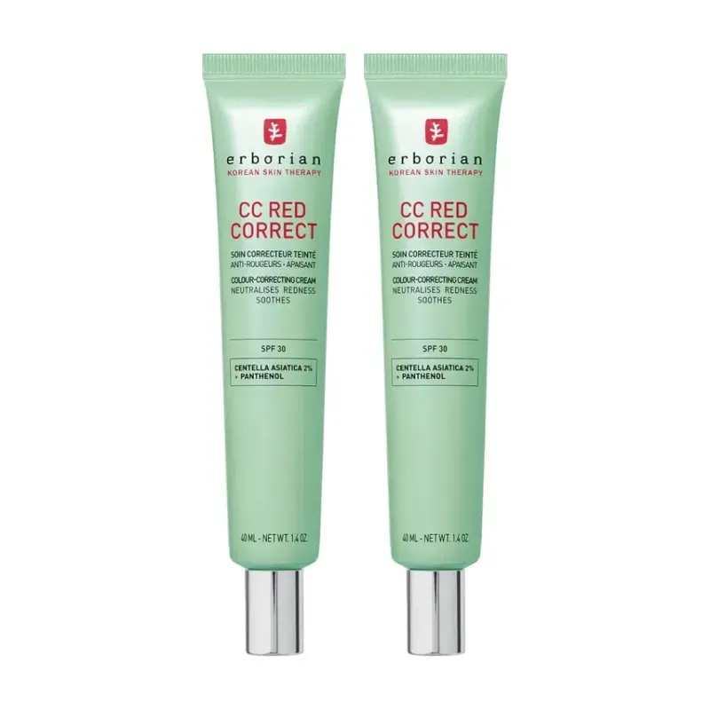 Erborian CC red correct Duplo, 2 x 40 ml | Farmacia Barata Erborian CC red correct Duplo, 2 x 40 ml | Farmacia Barata